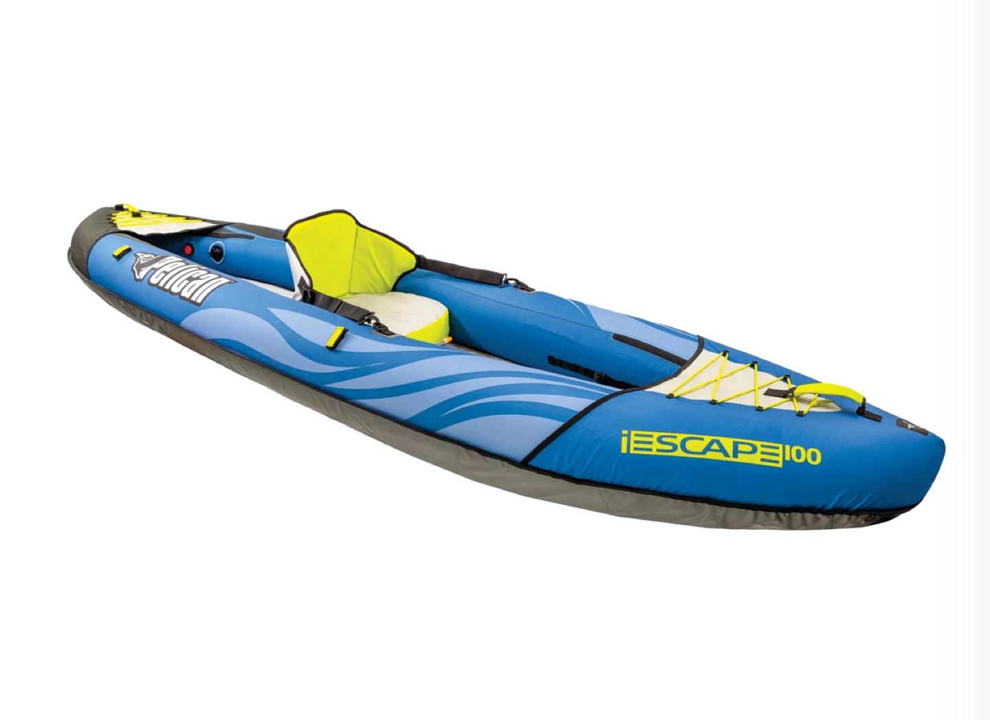 Pelican iESCAPETM 100 Inflatable Kayak - Blue