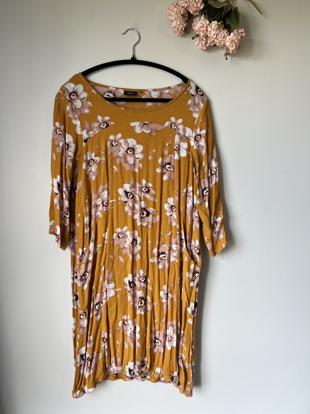 Floral Print Dress - Size L