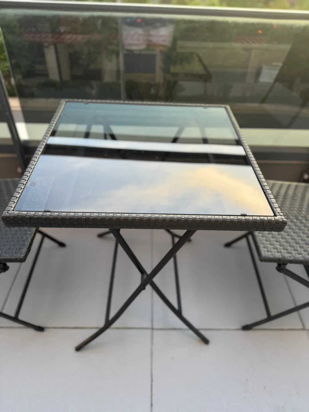 Patio Set - Table and Two Folding Chairs image indicator(6)