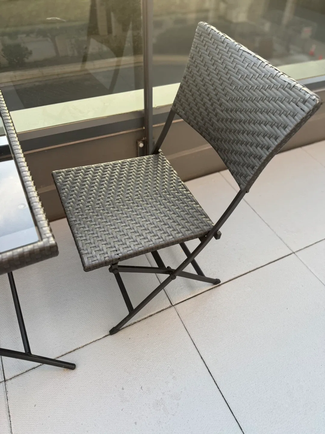 Patio Set - Table and Two Folding Chairs image indicator(4)
