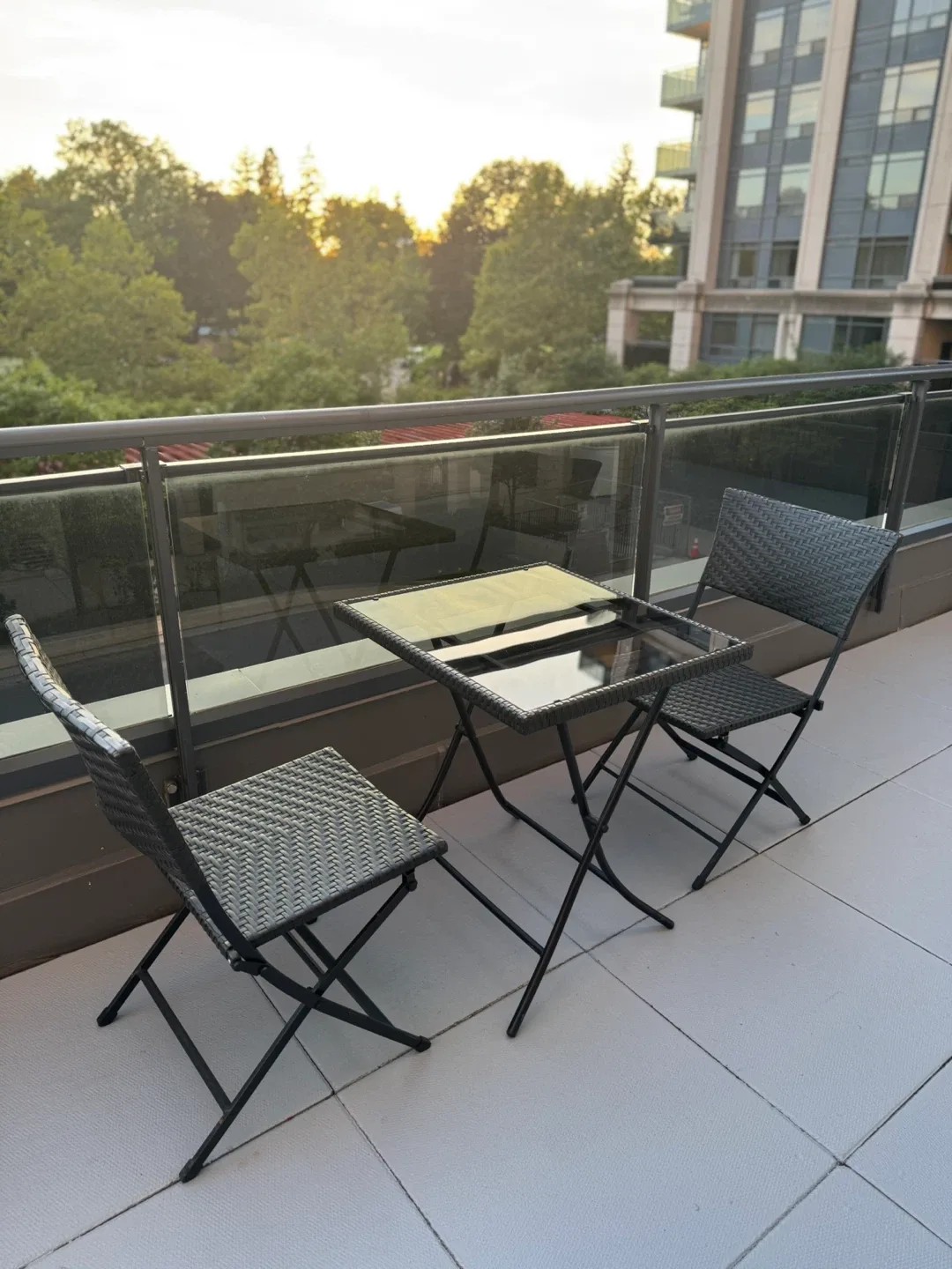 Patio Set - Table and Two Folding Chairs image indicator(3)