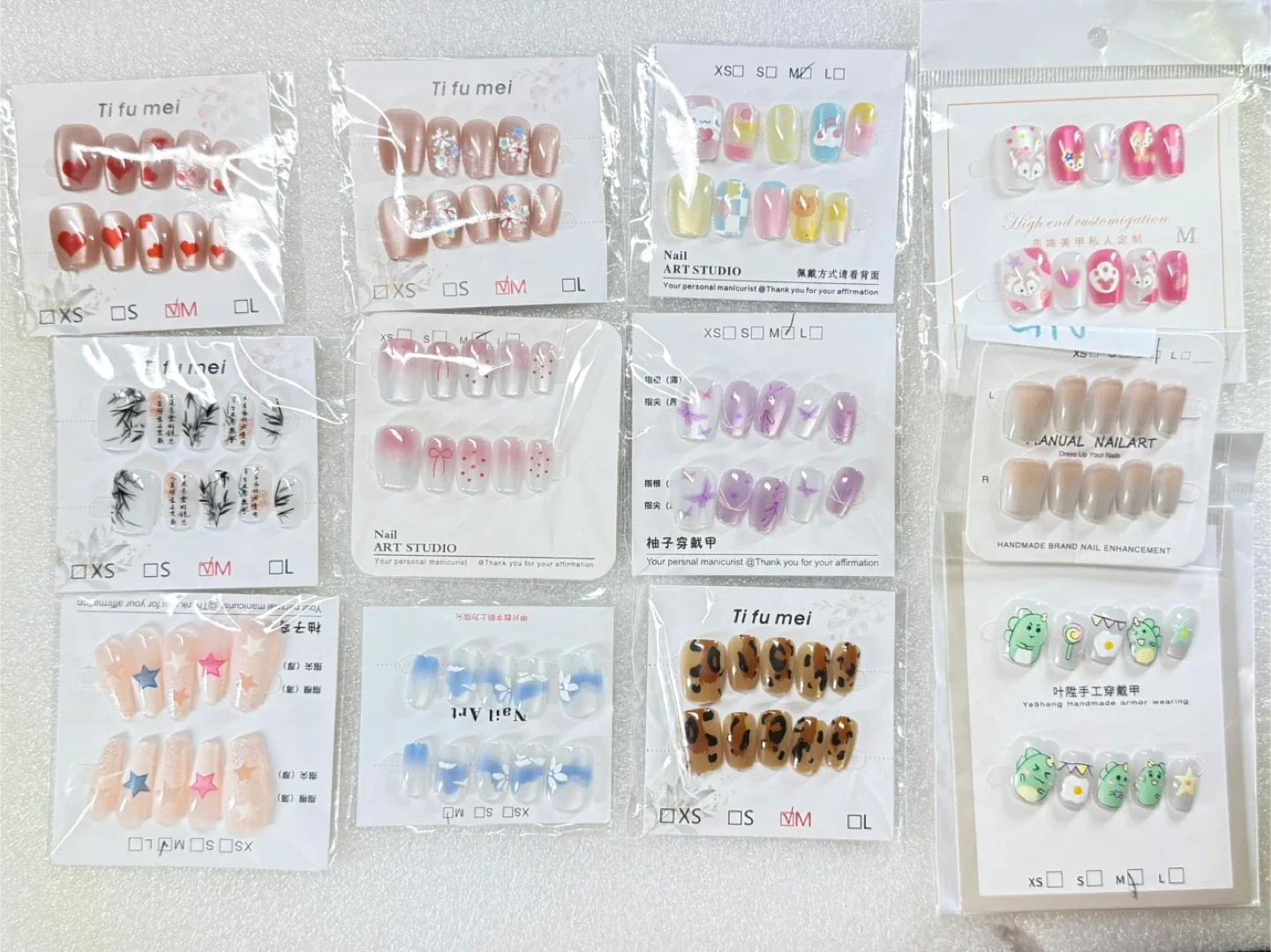 Press-On Nail Sets all for $10