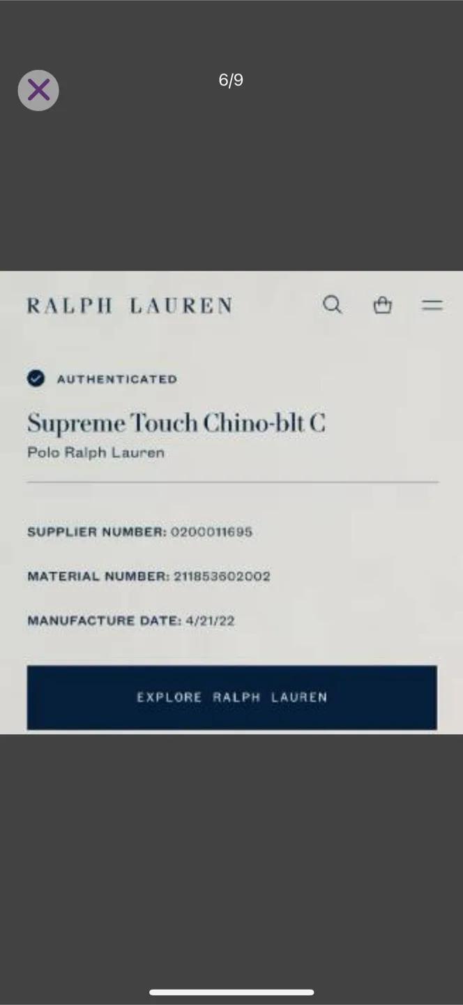 Polo By Ralph Lauren High Rise Retro Burgundy Pants Size 6 image indicator(6)