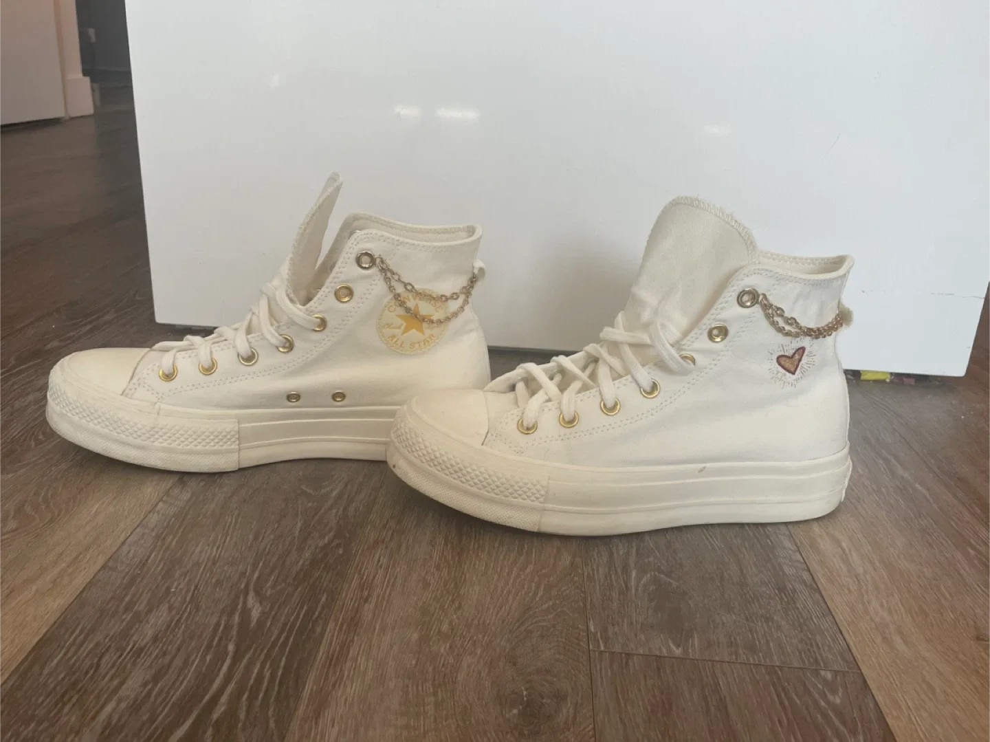 Converse All Star Platform High Top - Size 9 Women's thumbnail