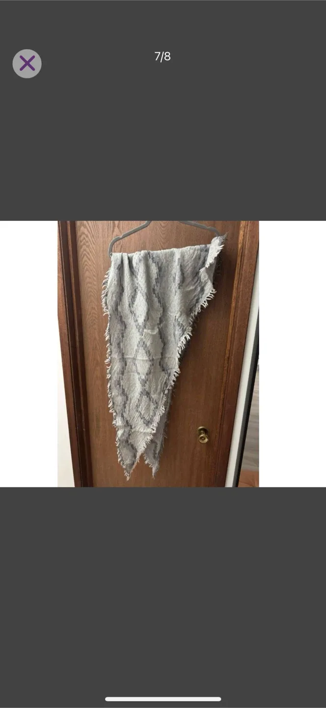 Aritzia Wilfred Faroe Merino Wool Triangle Scarf image indicator(7)