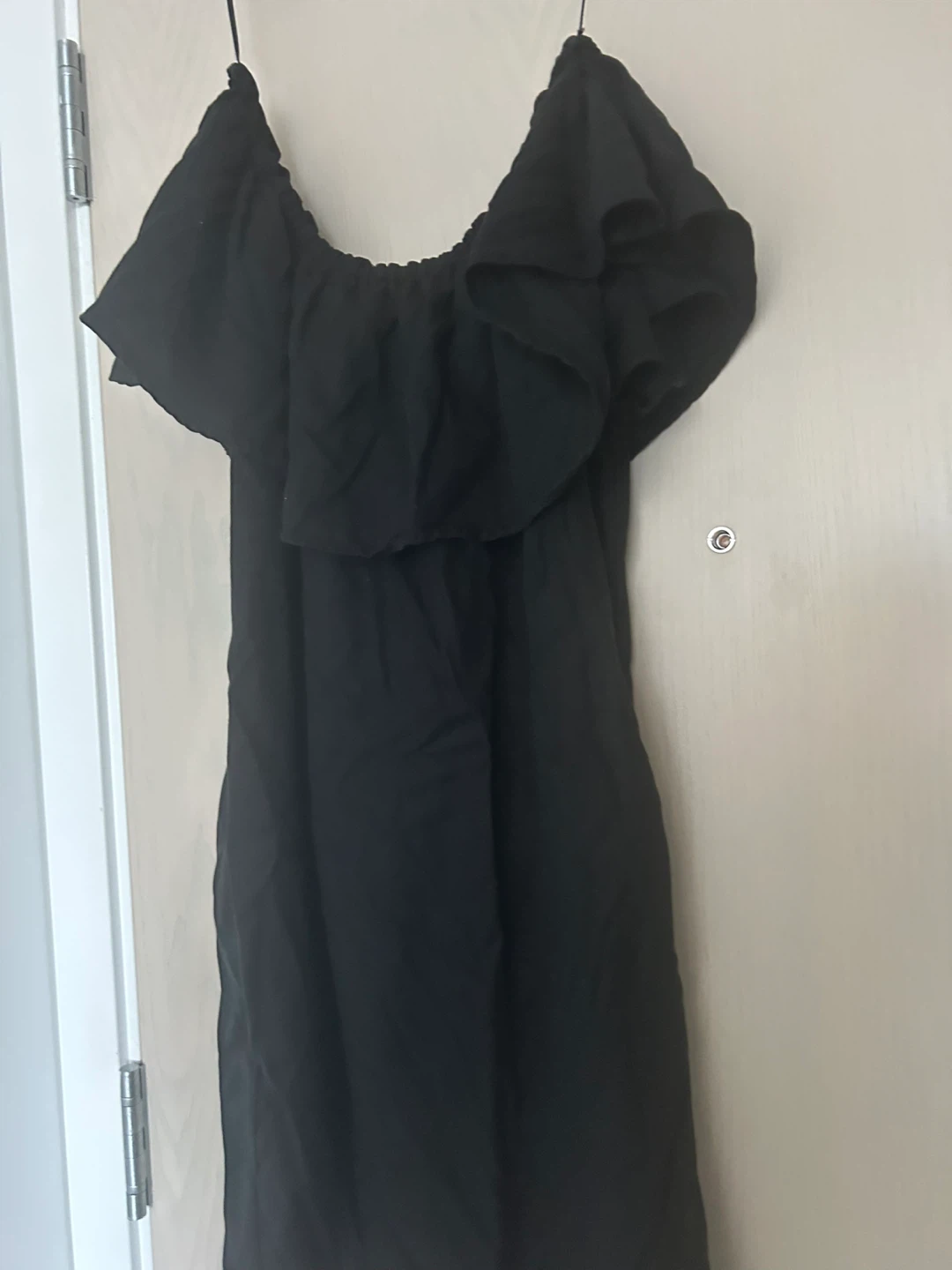 Zara Woman Black Off-the-Shoulder Dress - XS