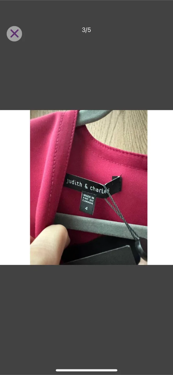 Judith & Charles Size 4 Dress *Brand New With Tags* image indicator(3)