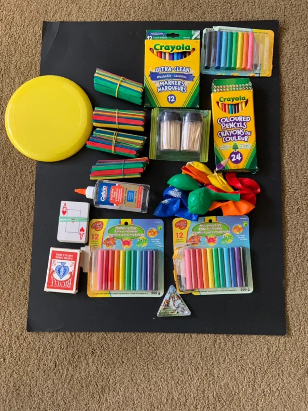Craft Supplies Bundle: Crayola, Modelling Clay, More! thumbnail