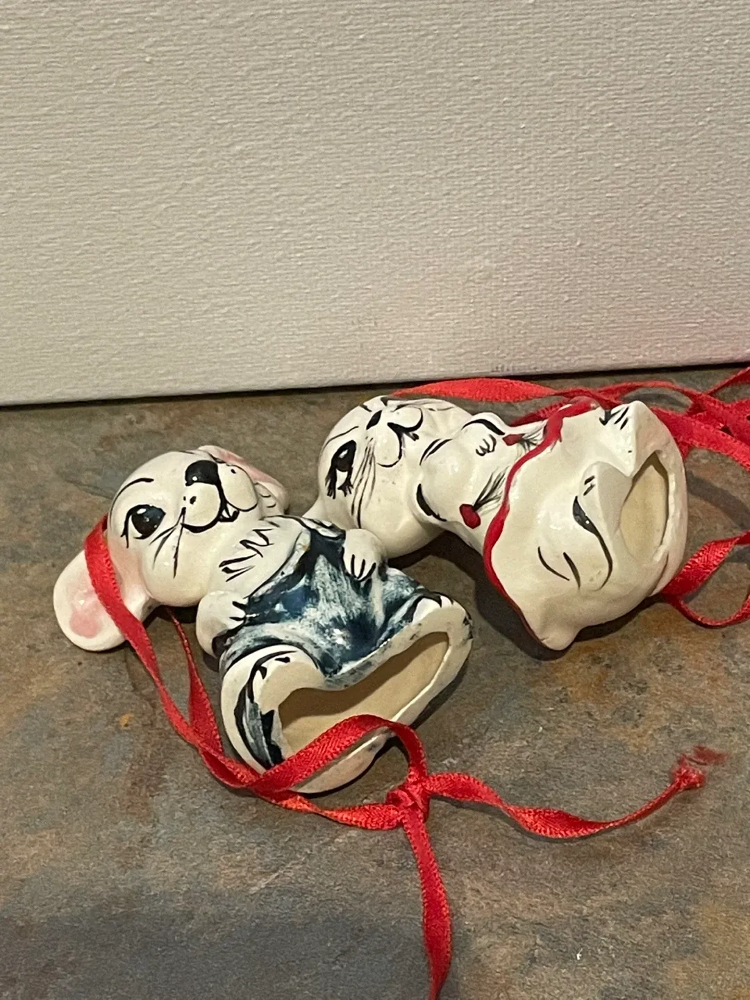 Vintage Ceramic Mouse Ornaments image indicator(4)