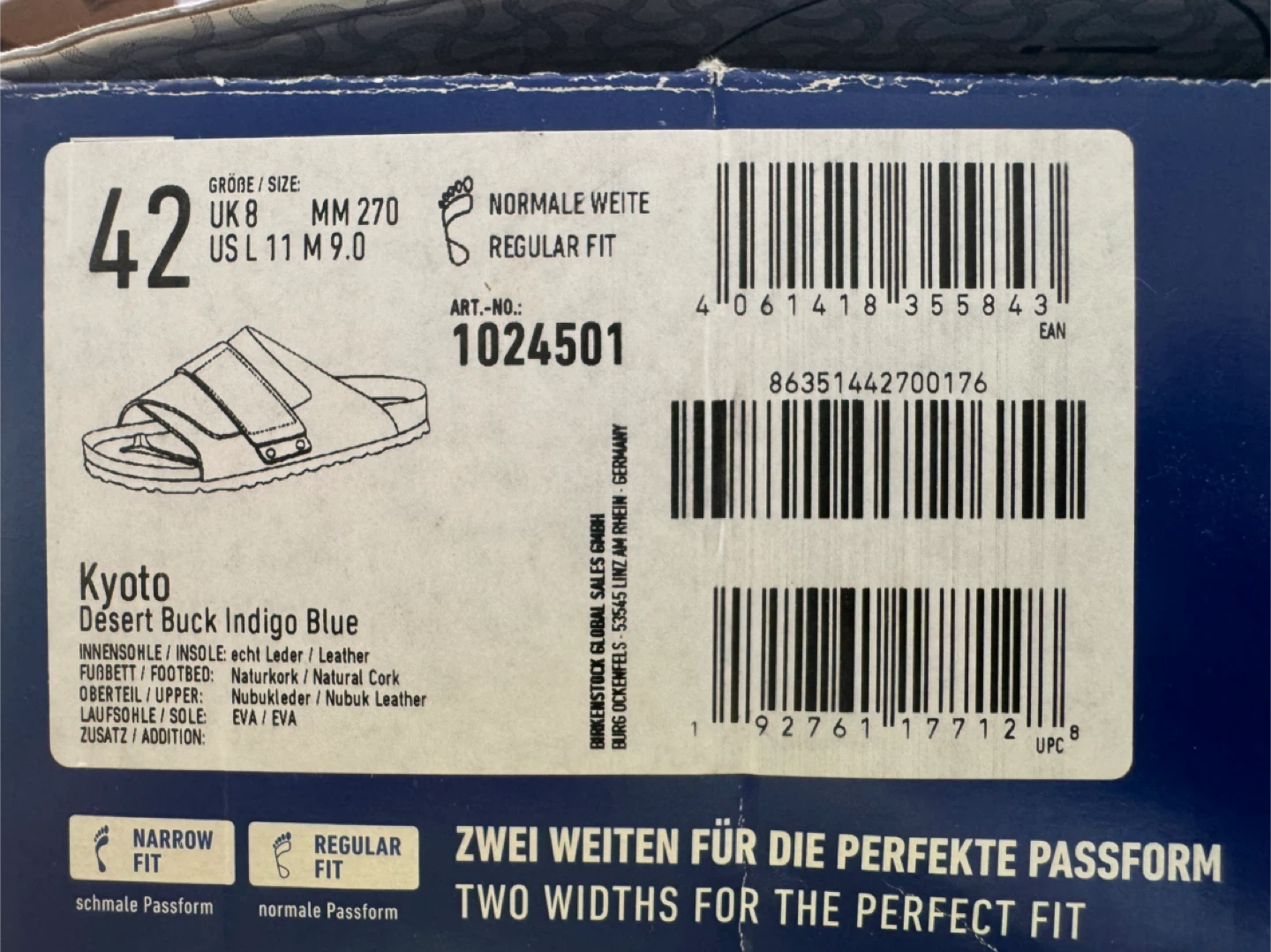 Birkenstock Kyoto size 42 - photo 5