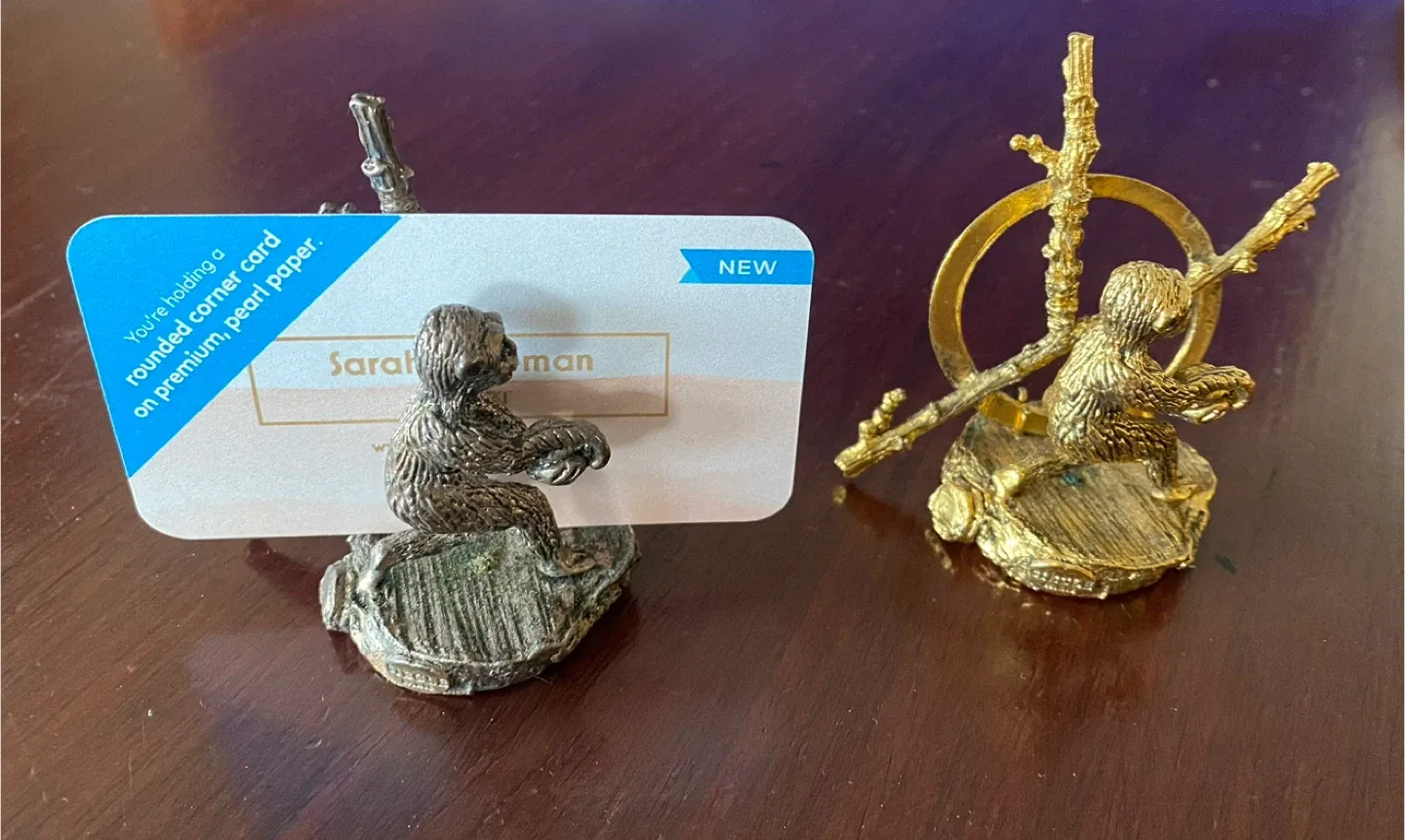 Unique Parisian MONKEY CARD HOLDER 2 for 1 image indicator(2)