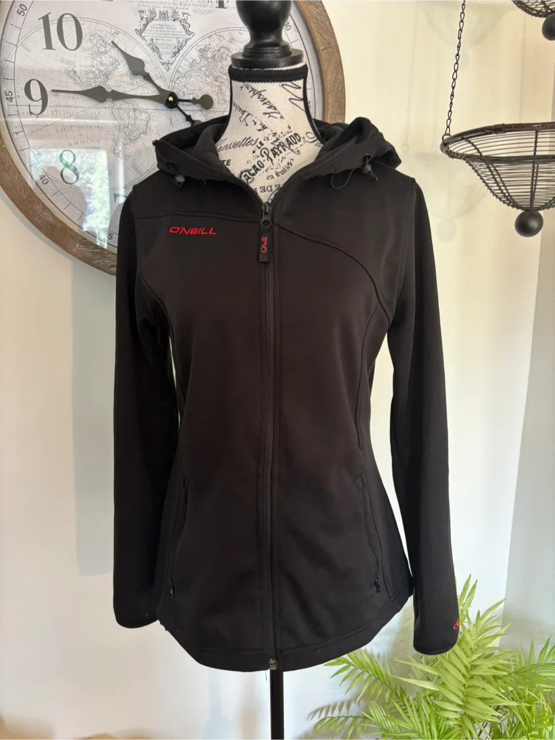 O'Neill Black Softshell Hooded Jacket image indicator(2)