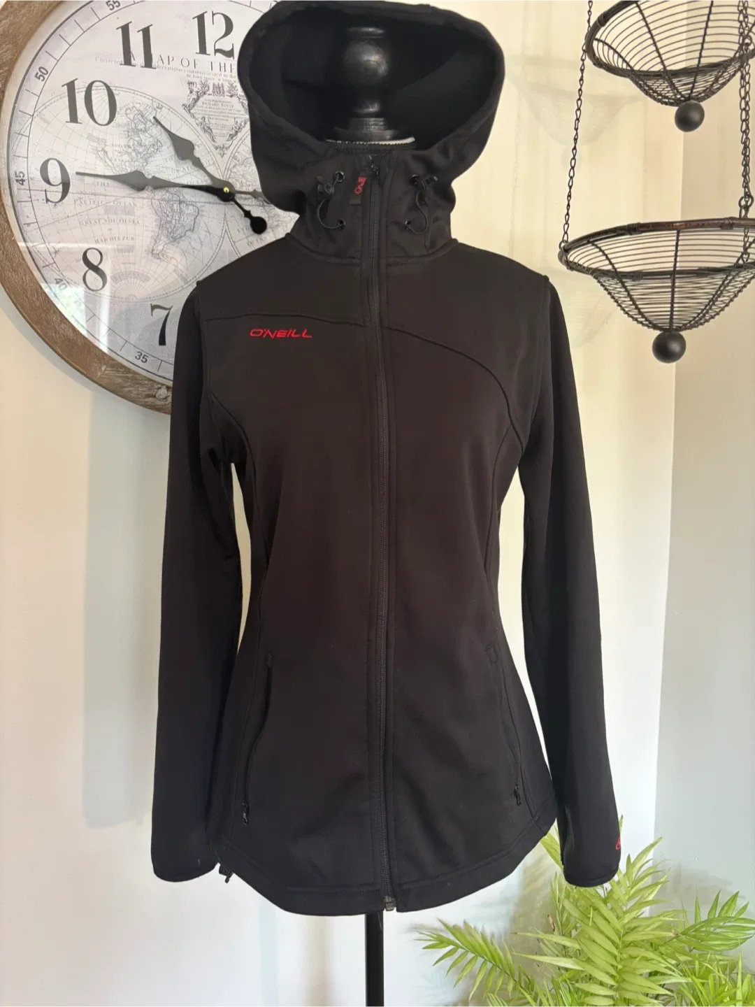 O'Neill Black Softshell Hooded Jacket thumbnail