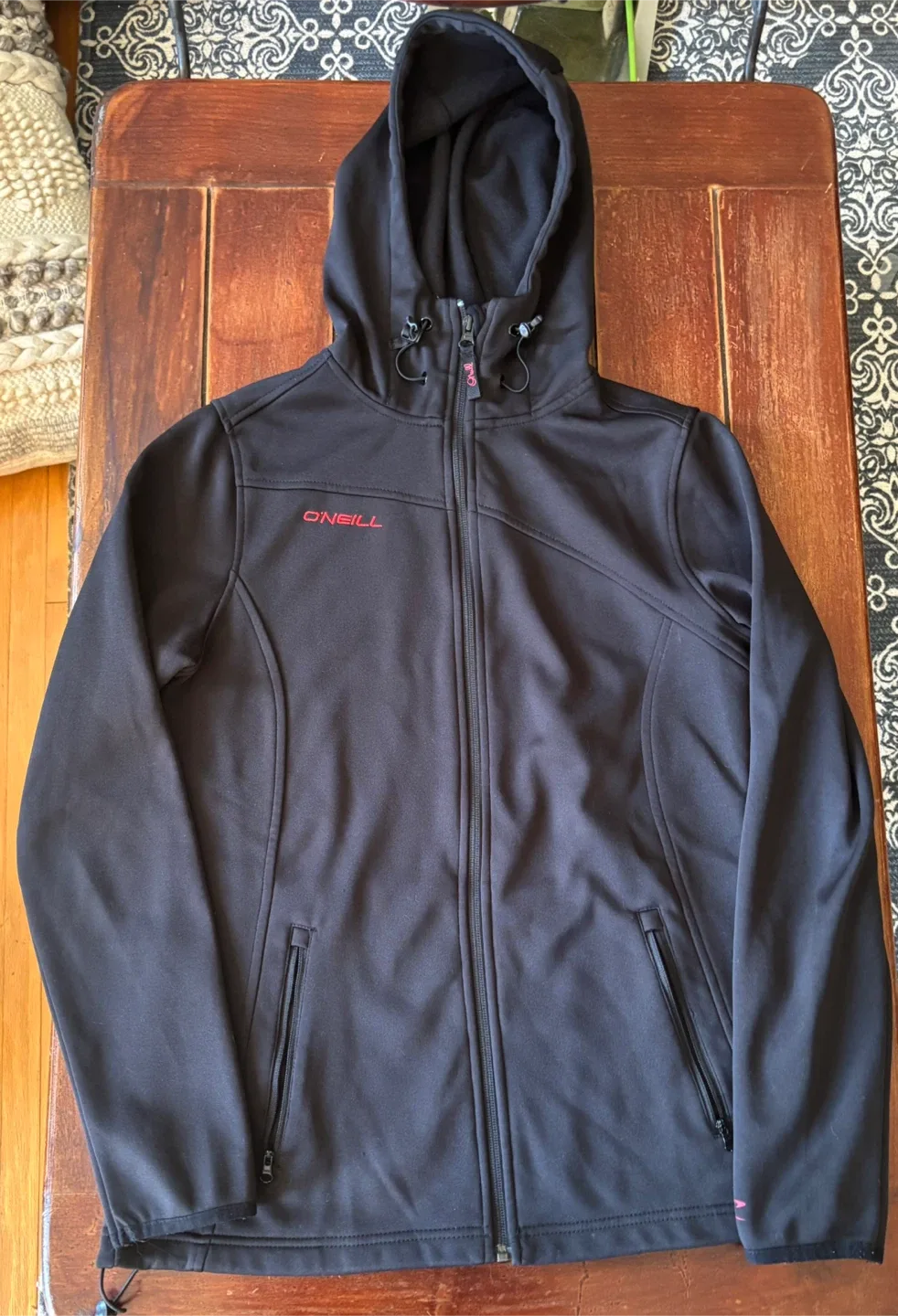 O'Neill Black Softshell Hooded Jacket image indicator(6)