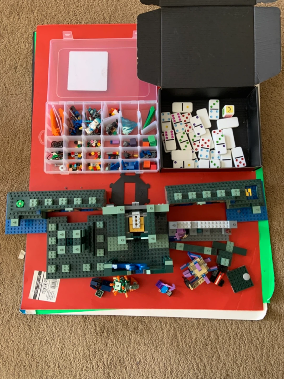Lego Minecraft The End Arena Set