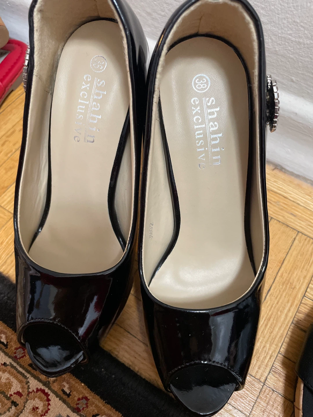 Shahin Exclusive Black Heels - Size 38