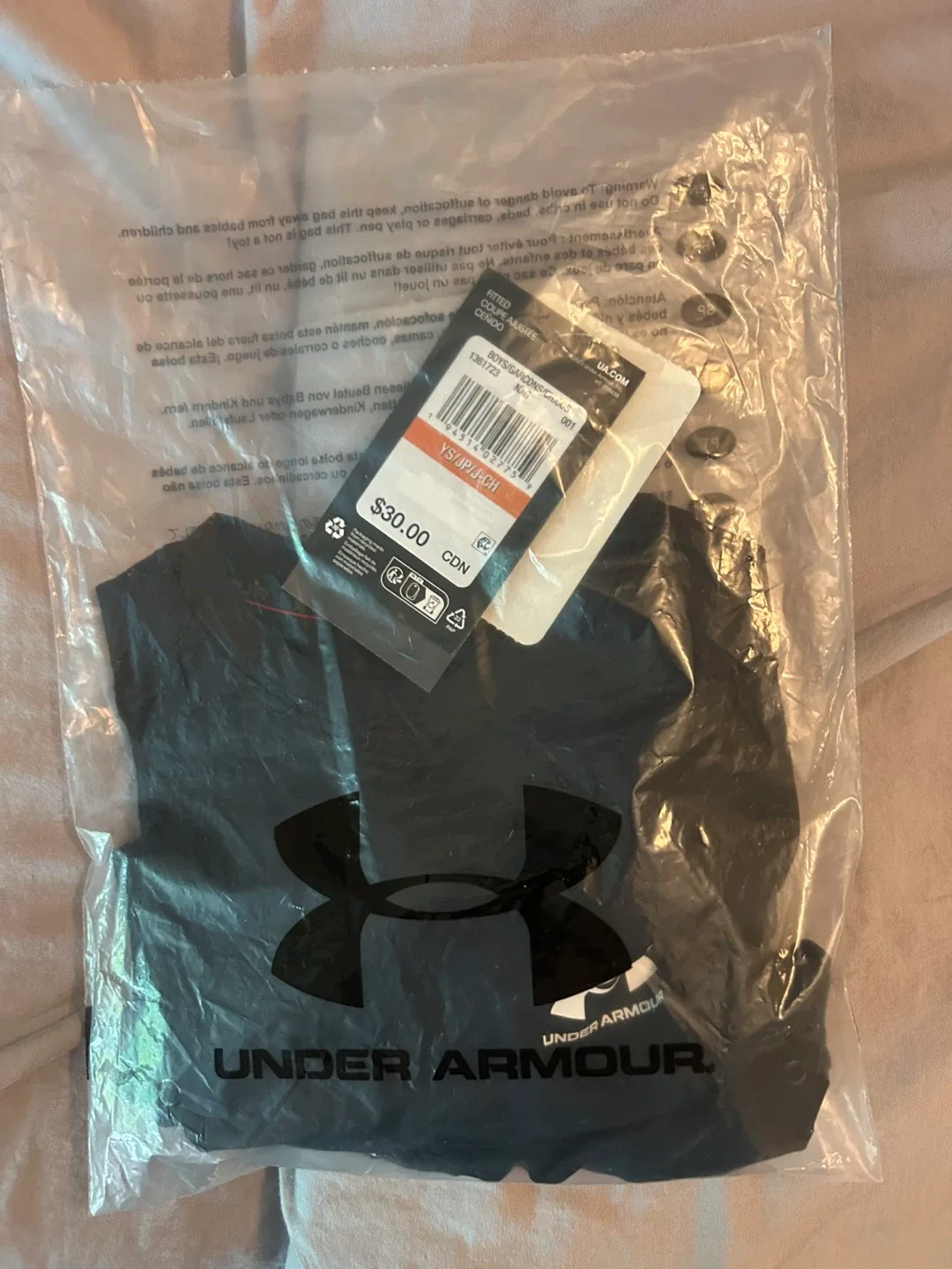 New Under Armour HeatGear Fitted Short Sleeve - White image indicator(2)