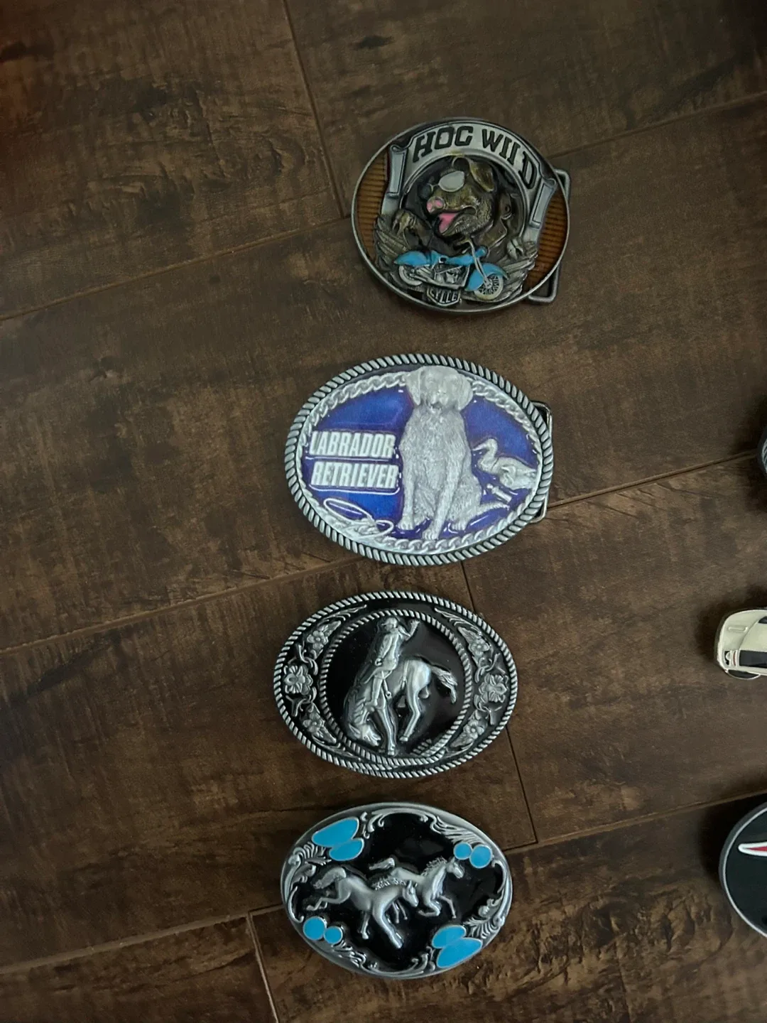 Belt buckle & hangers image indicator(5)