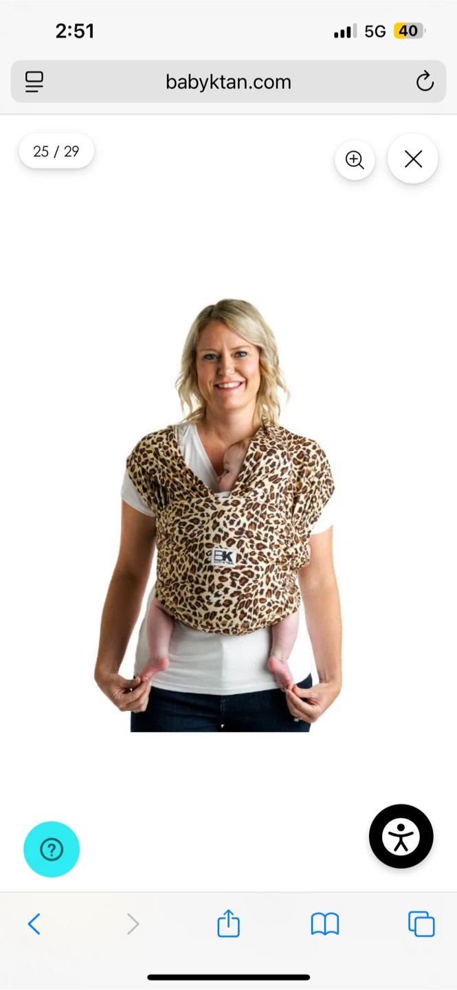 BABY K'TAN PRINT BABY CARRIER | FLORAL GARDEN - photo 4