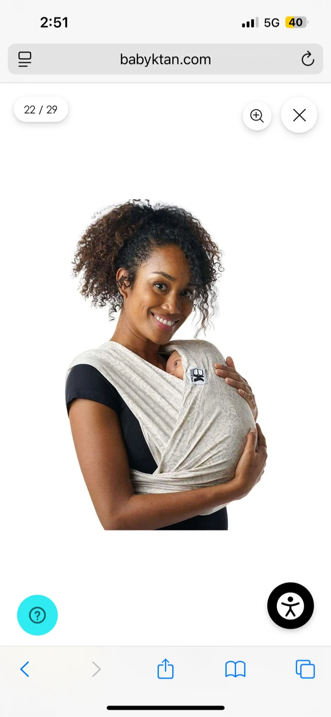 BABY K'TAN PRINT BABY CARRIER | FLORAL GARDEN - photo 2