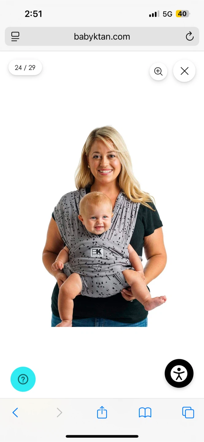 BABY K'TAN PRINT BABY CARRIER | FLORAL GARDEN - photo 3