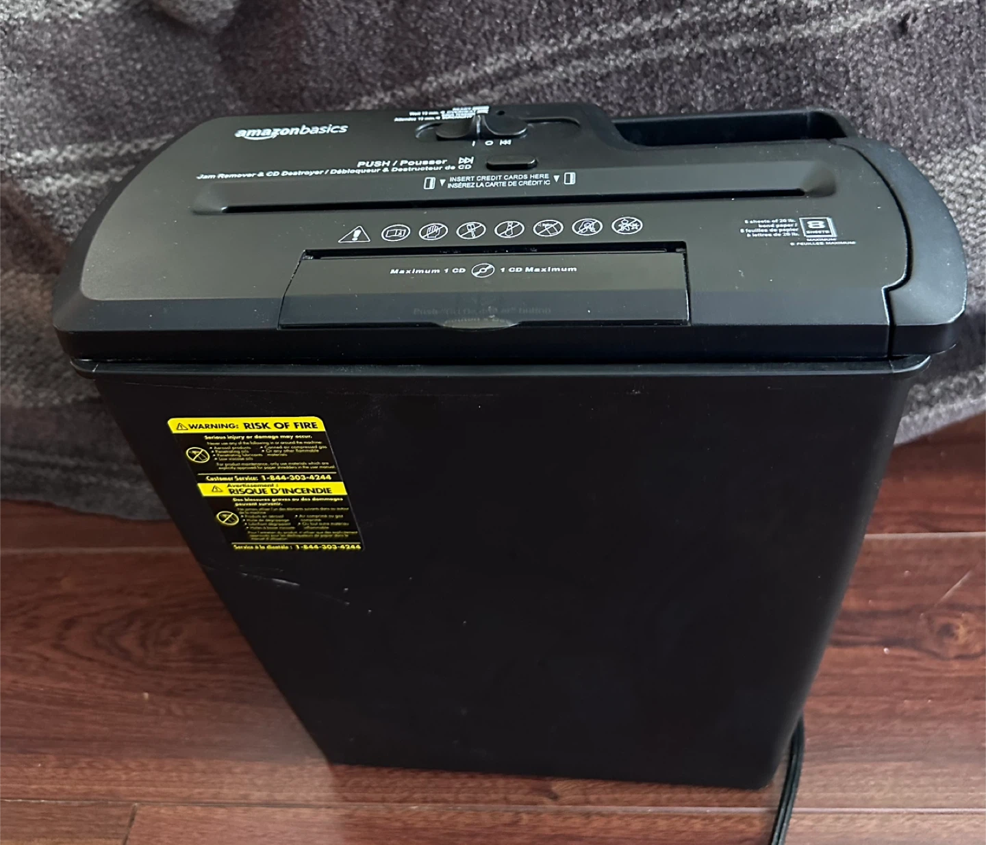 Amazon Basics Paper Shredder 🥕 - photo 2