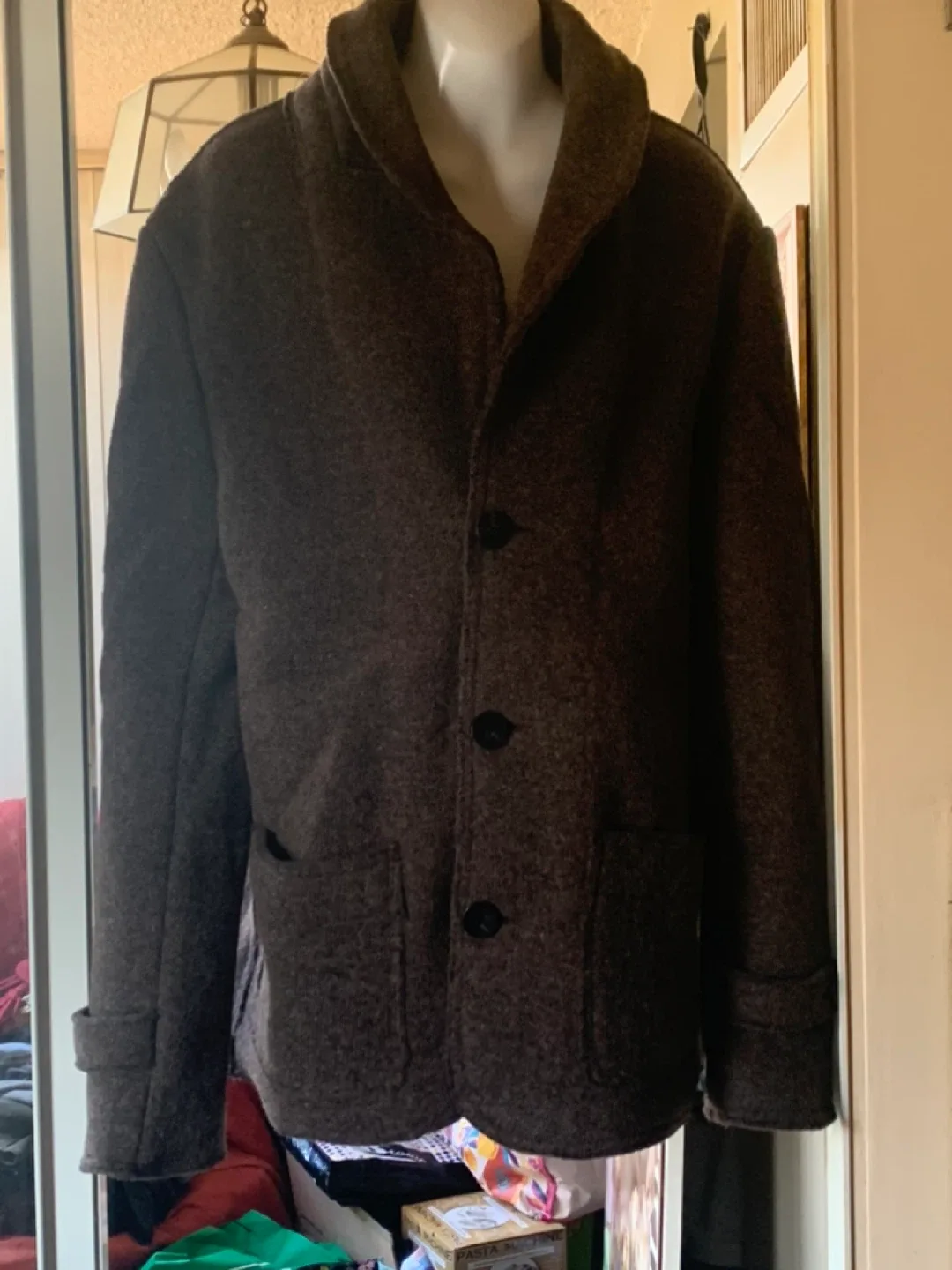 Soia & Kyo Brown Wool Blend Coat thumbnail