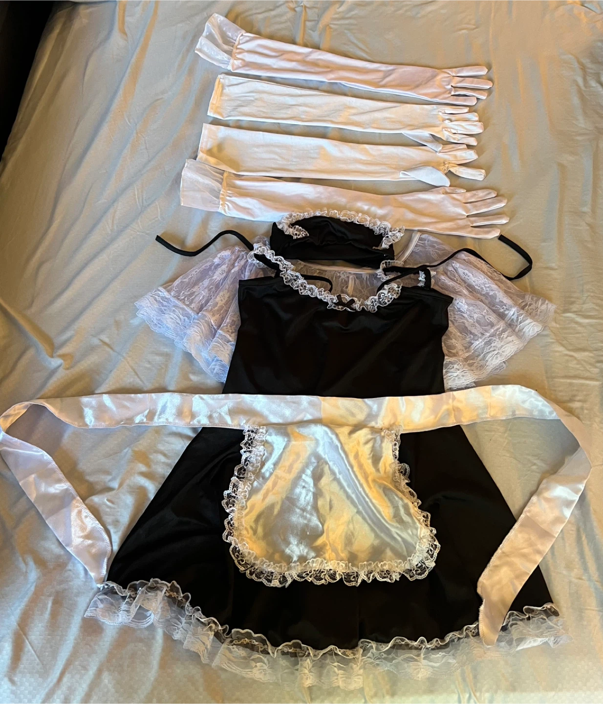 Coquette Masquerade Frisky French Maid Costume, Size S - photo 2