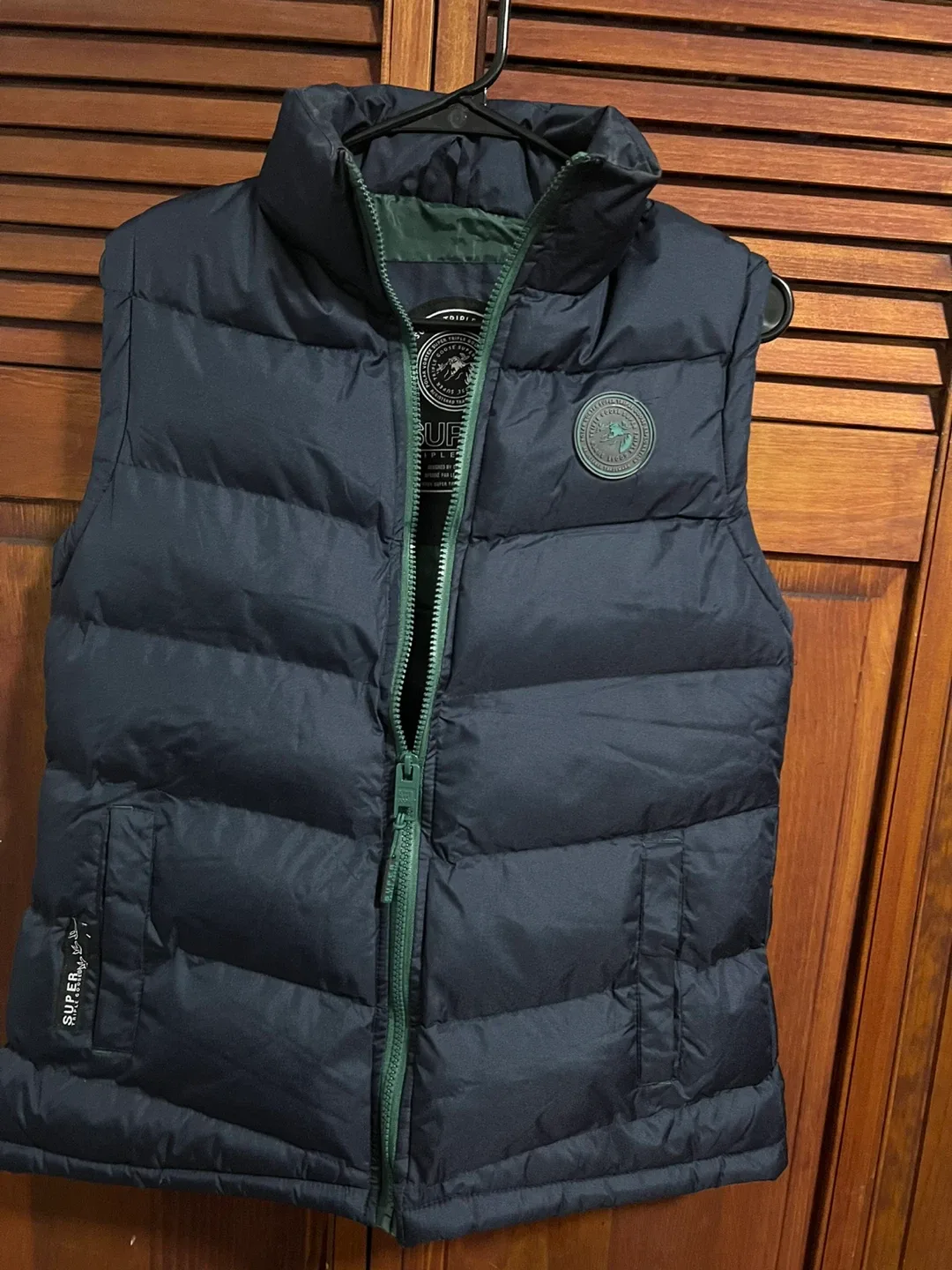 Superdry Puffer Vest - Navy Blue thumbnail