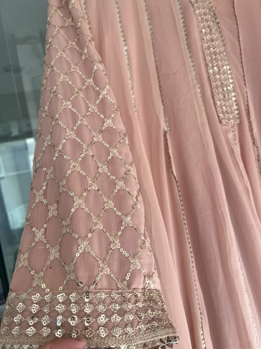 Pink Anarkali Suit, long dress - photo 2