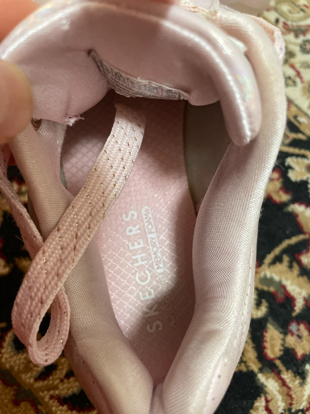 Skechers Memory Foam Pink Sneakers - Size 1.5 - photo 3