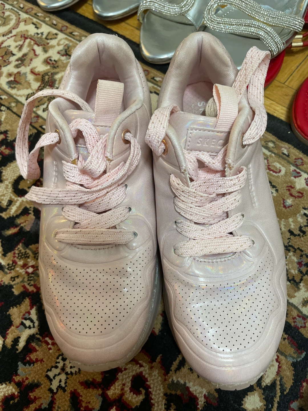 Skechers Memory Foam Pink Sneakers - Size 1.5