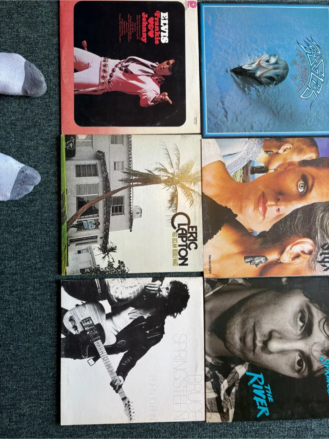 Mixed Lot of Classic Rock Vinyl Records image indicator(6)