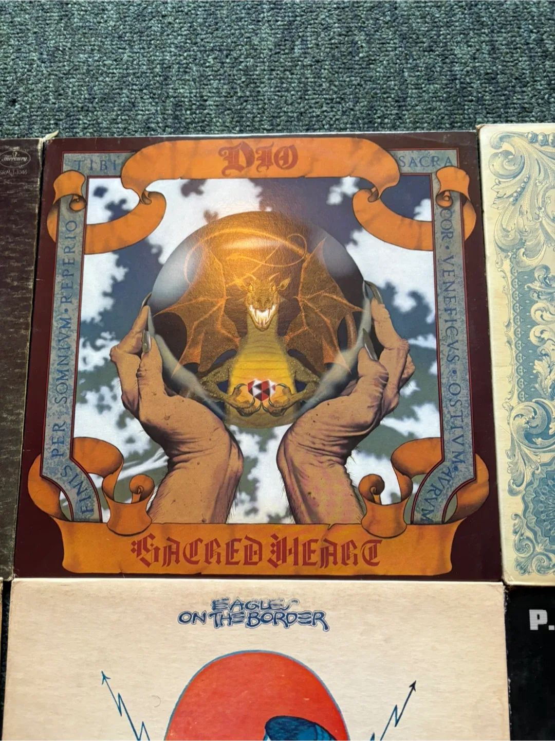 Mixed Lot of Classic Rock Vinyl Records image indicator(2)