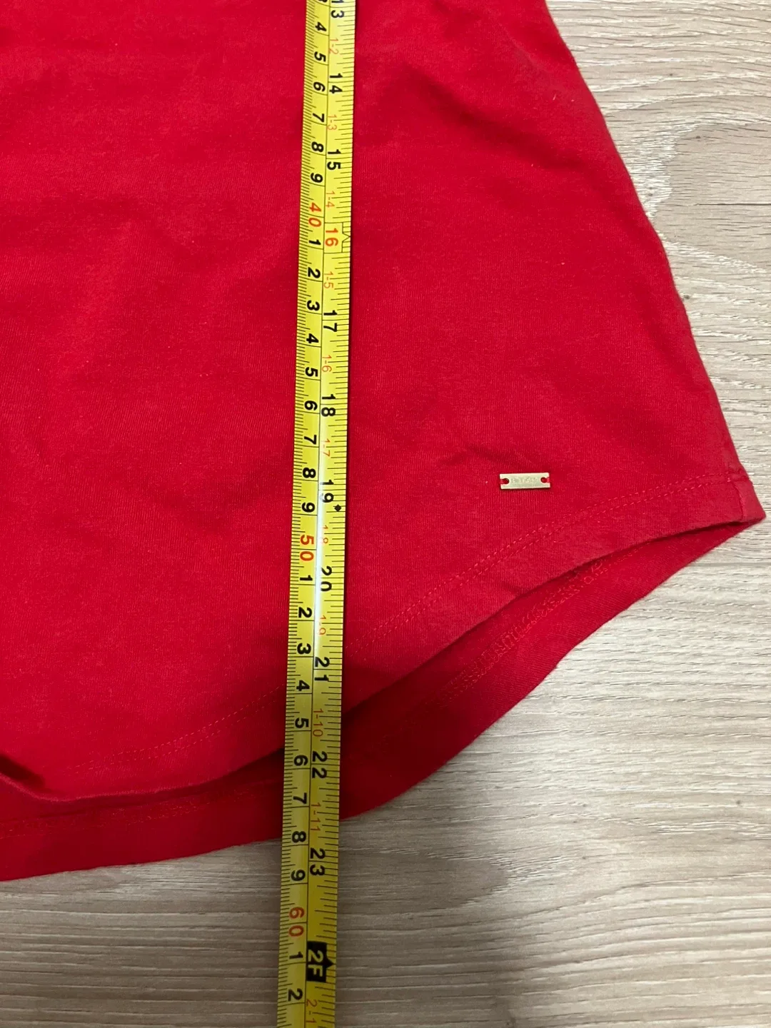 Tommy Hilfiger Red Long Sleeve top clothing sale image indicator(8)