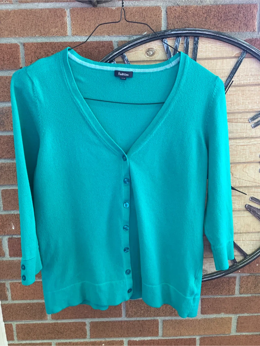 Reitmans Cardigan in a Lovely Shade of Teal🥕 thumbnail