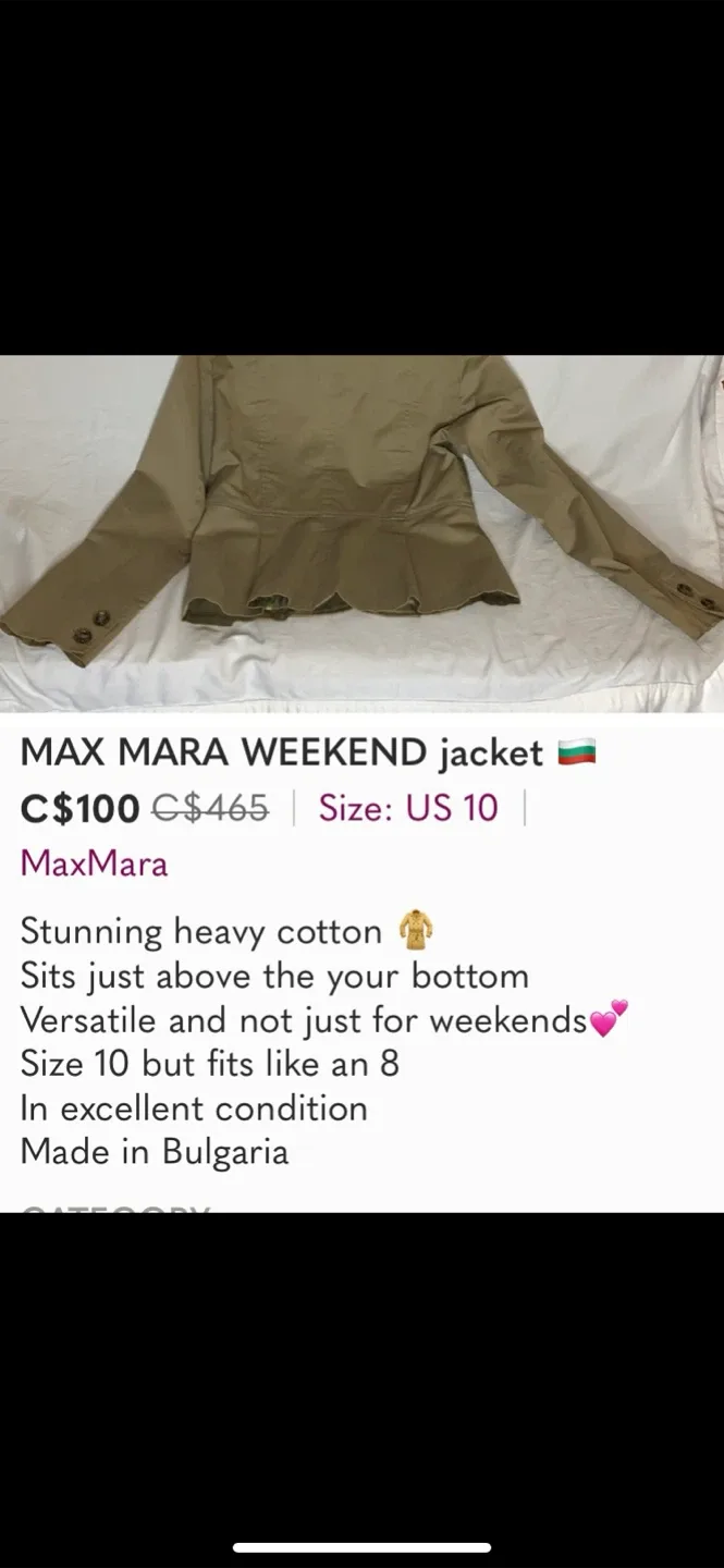Weekend Max Mara Jacket image indicator(9)