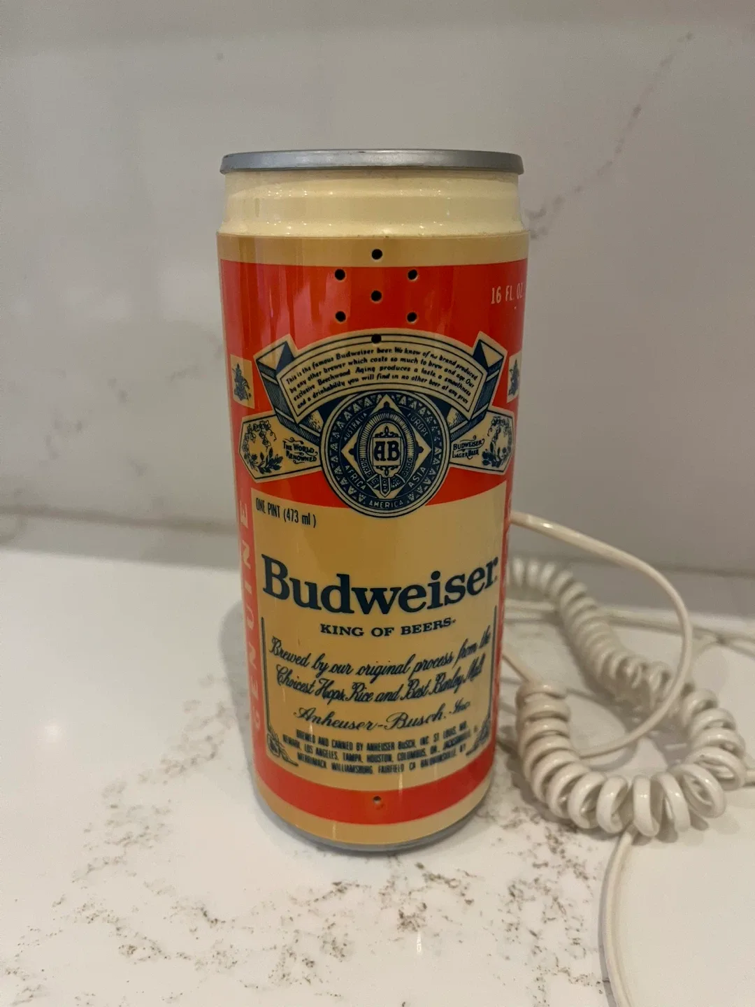 1980 Vintage Budweiser Phone thumbnail