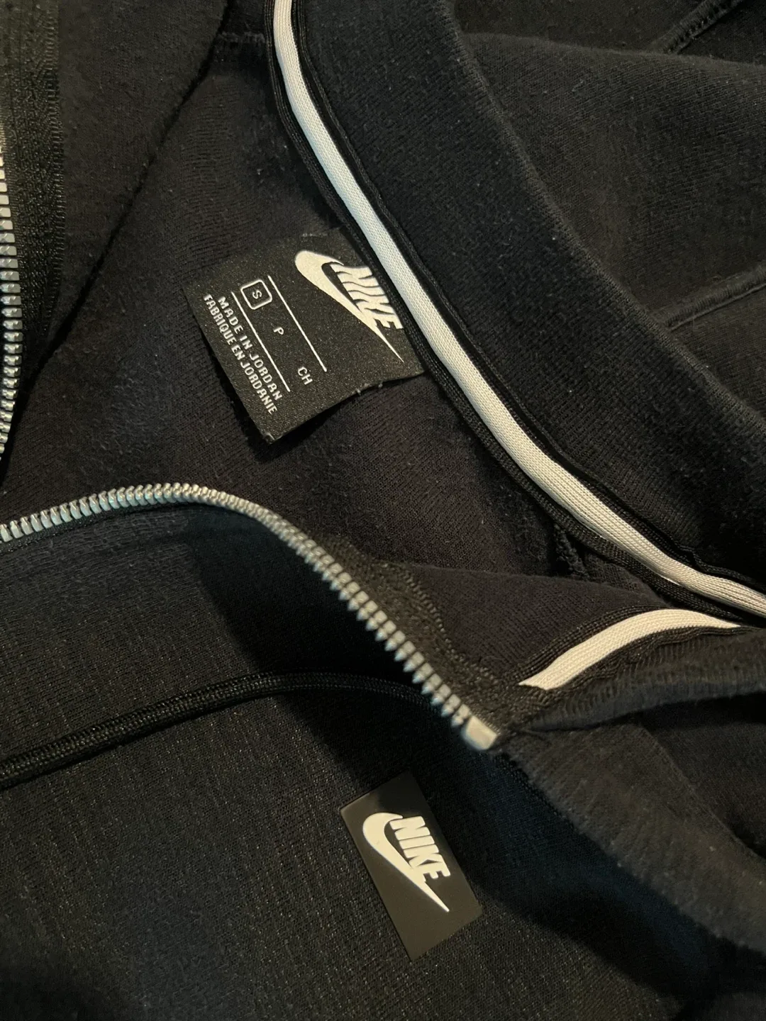 Nike Black Full Zip Hoodie - Size Small thumbnail