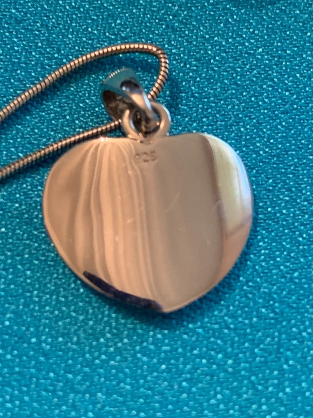 925 Heart Pendant Sterling Silver Necklace thumbnail