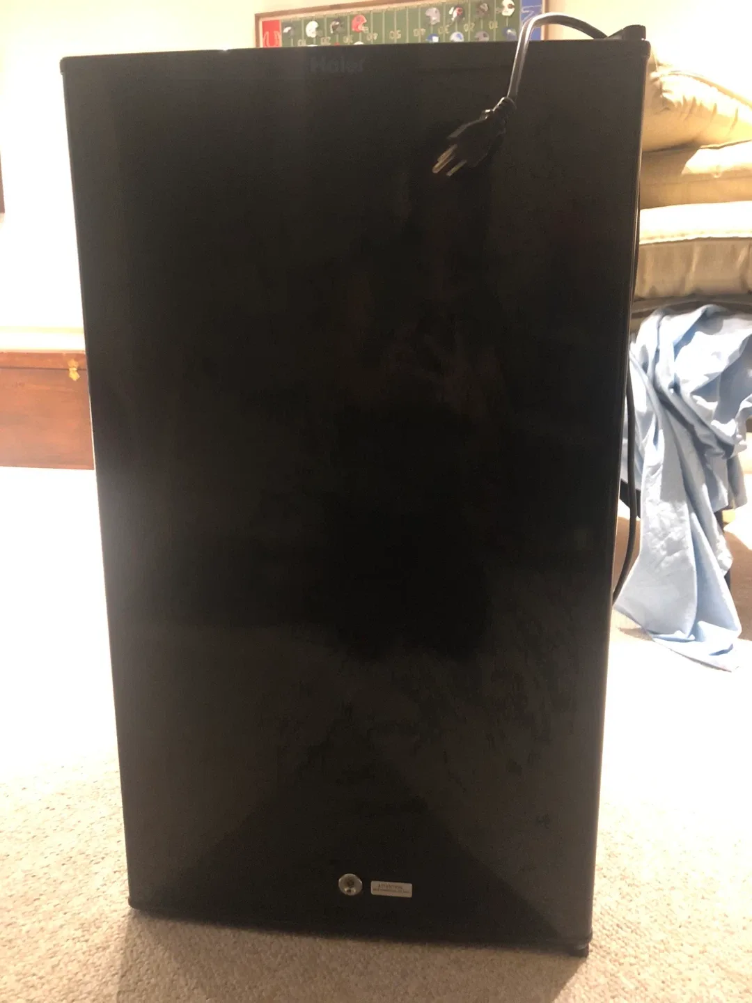 Haier Compact Mini Fridge - Black thumbnail