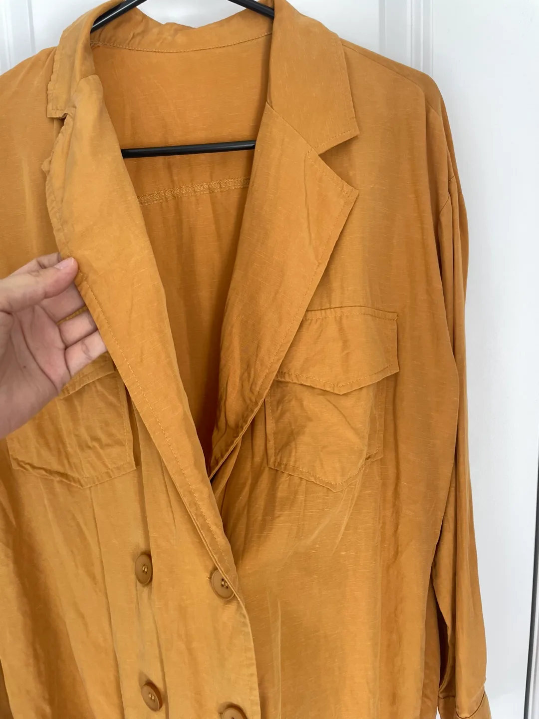 Tan Button-Down Shirt Jacket image indicator(2)