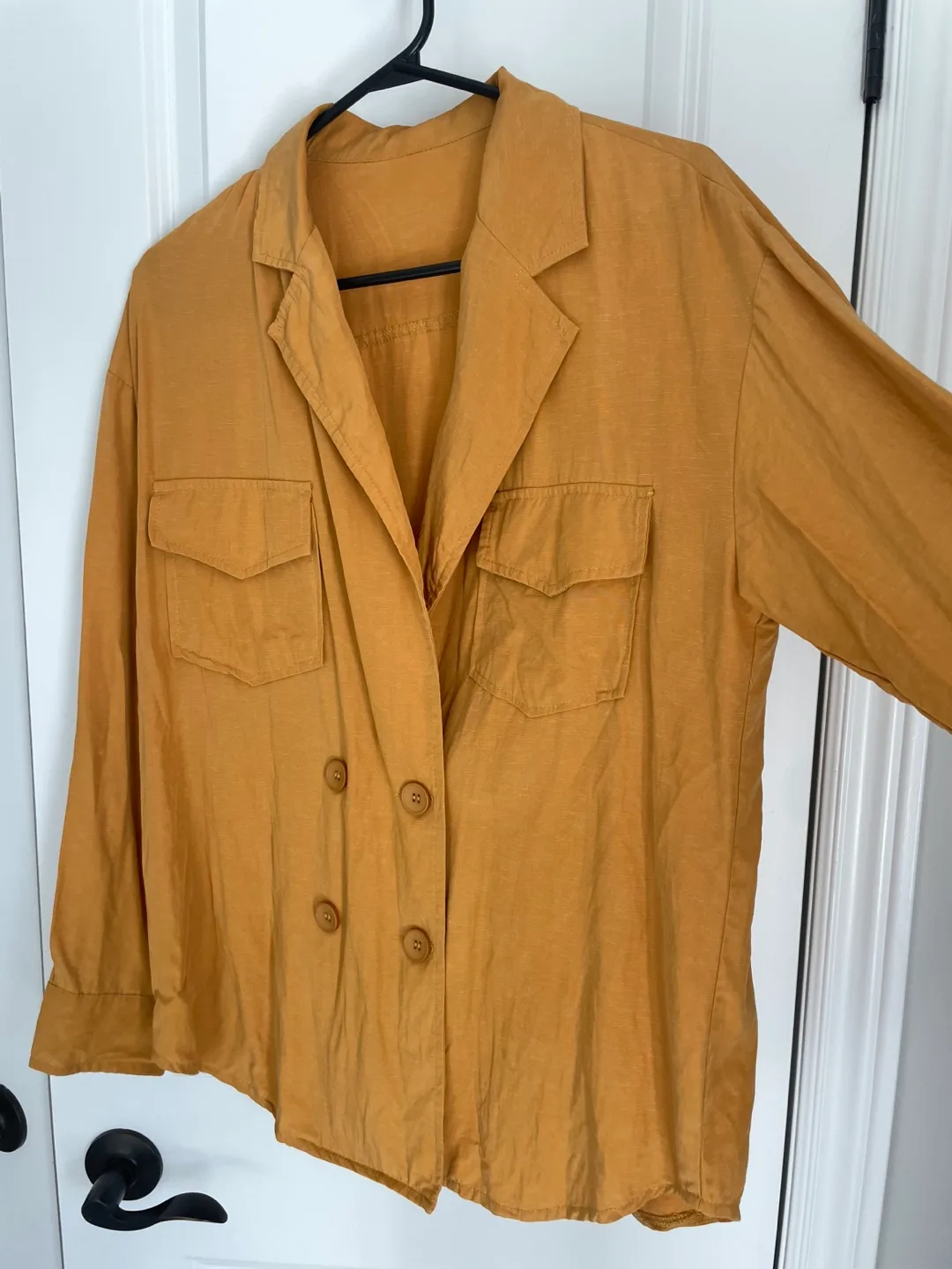 Tan Button-Down Shirt Jacket image indicator(3)