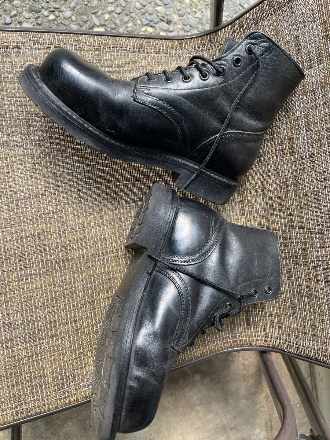 Black Leather Ankle Boots 🥕 image indicator(2)