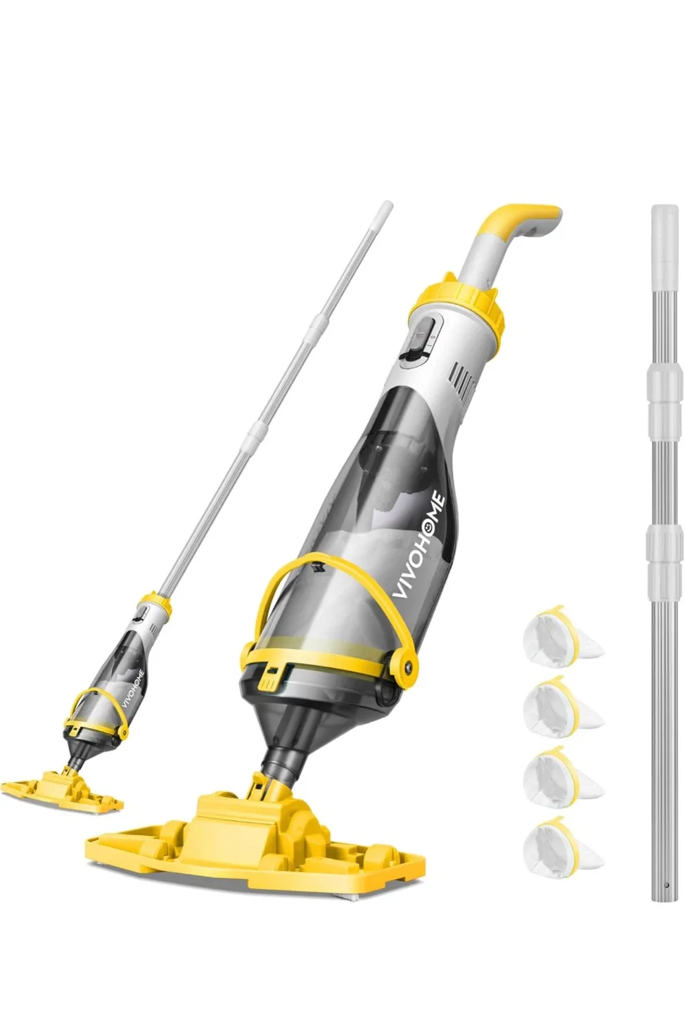 New Cordless Pool Vacuum - Yellow thumbnail