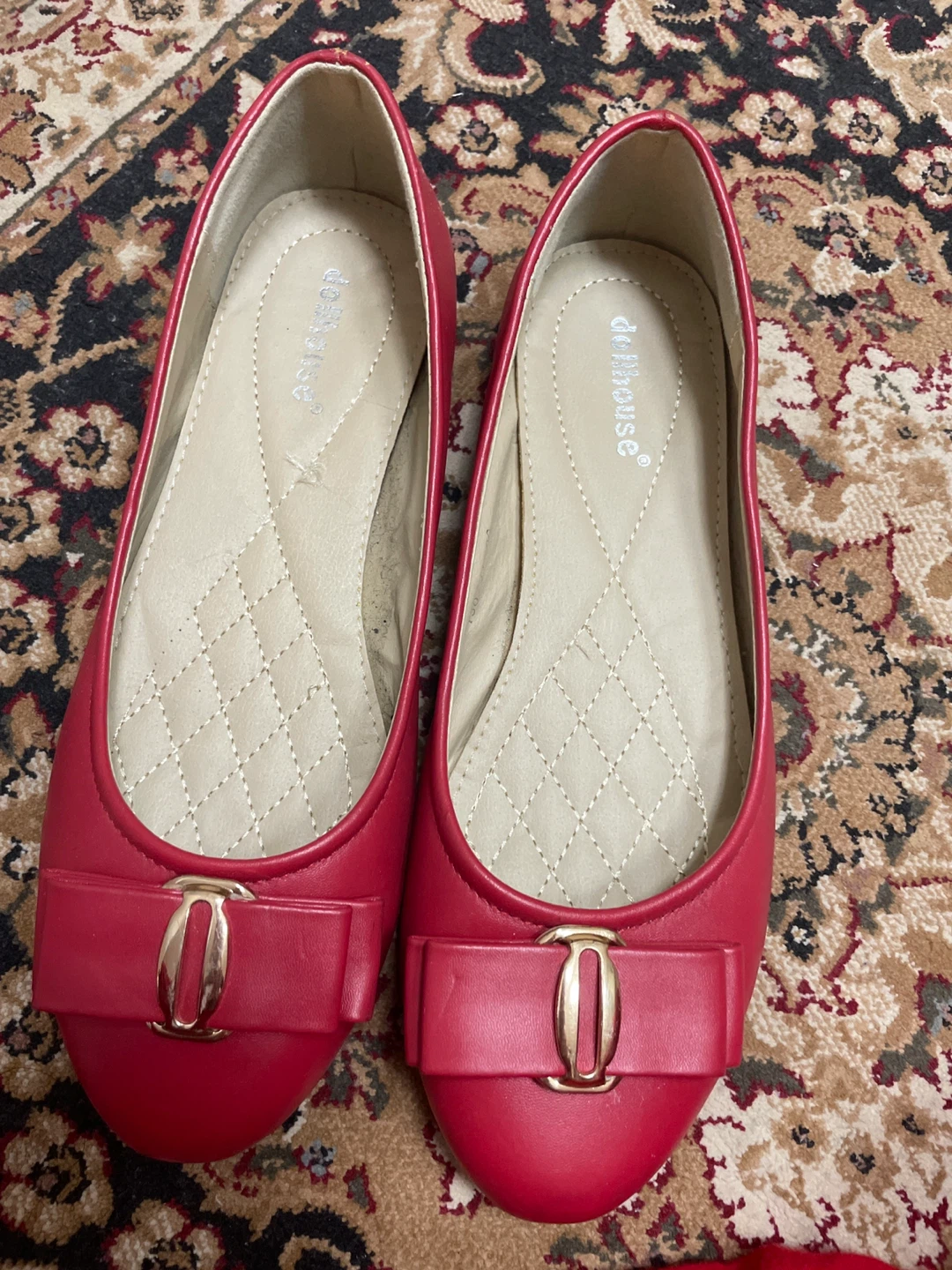 Dollhouse Red Ballet Flats - Size 9