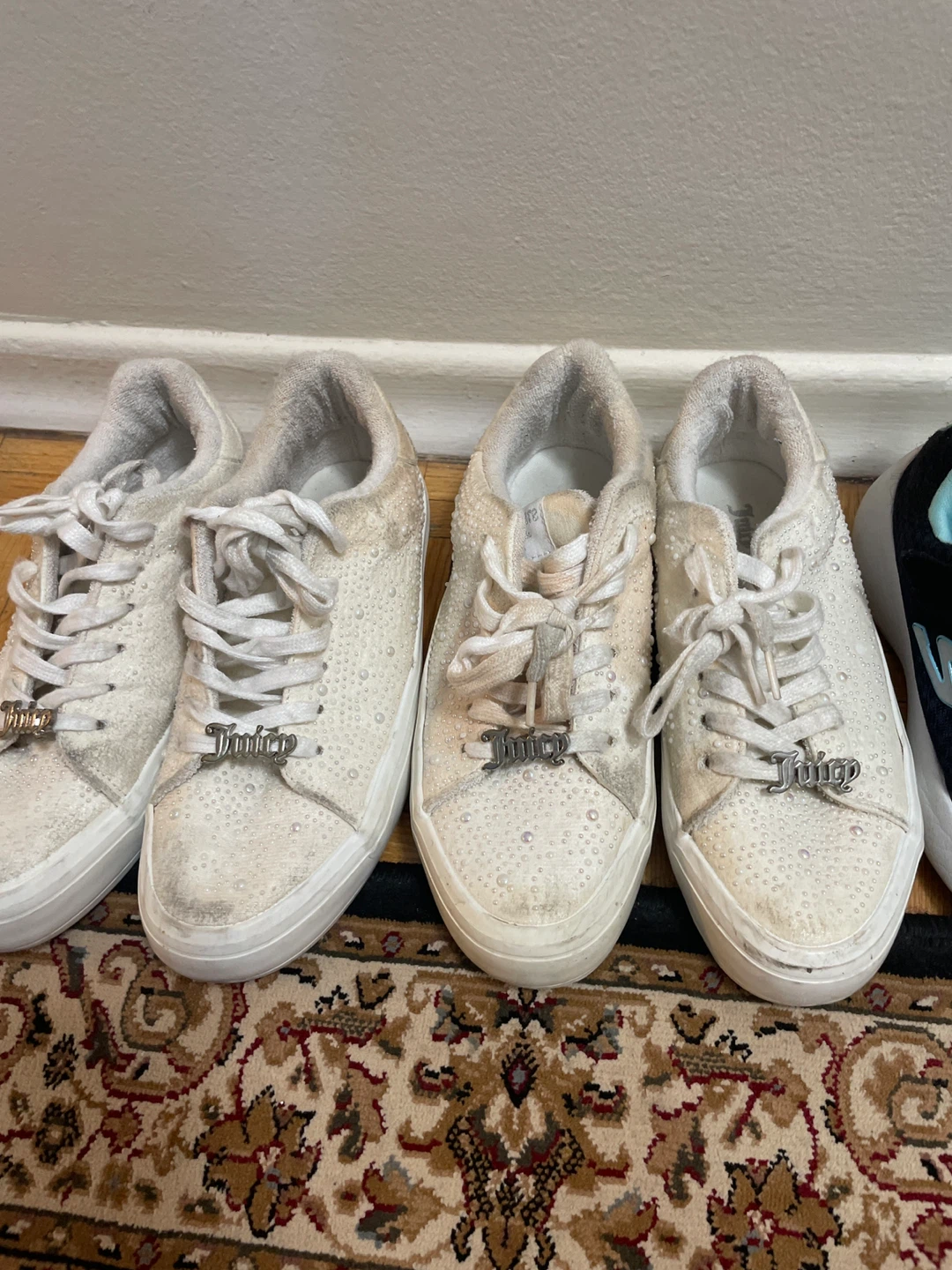 Juicy Couture White Sneakers - Size 7