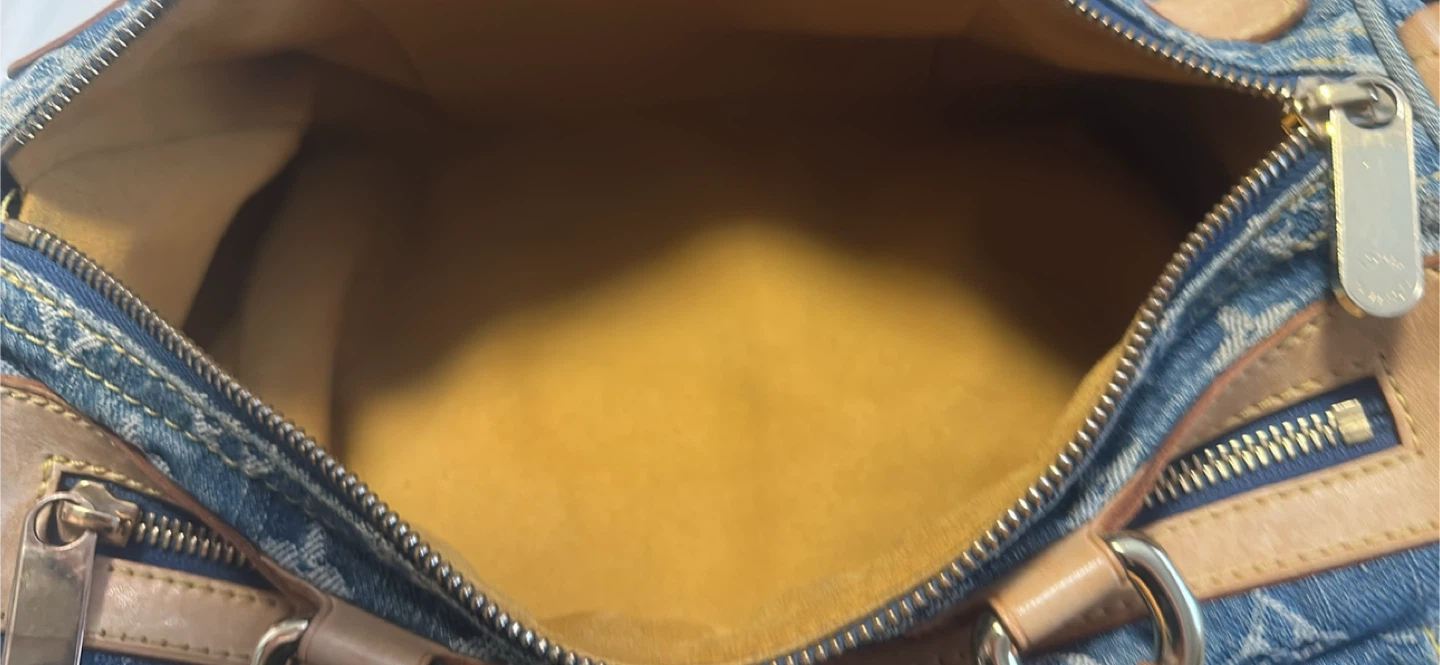 Louis Vuitton Denim Speedy Handbag - photo 2