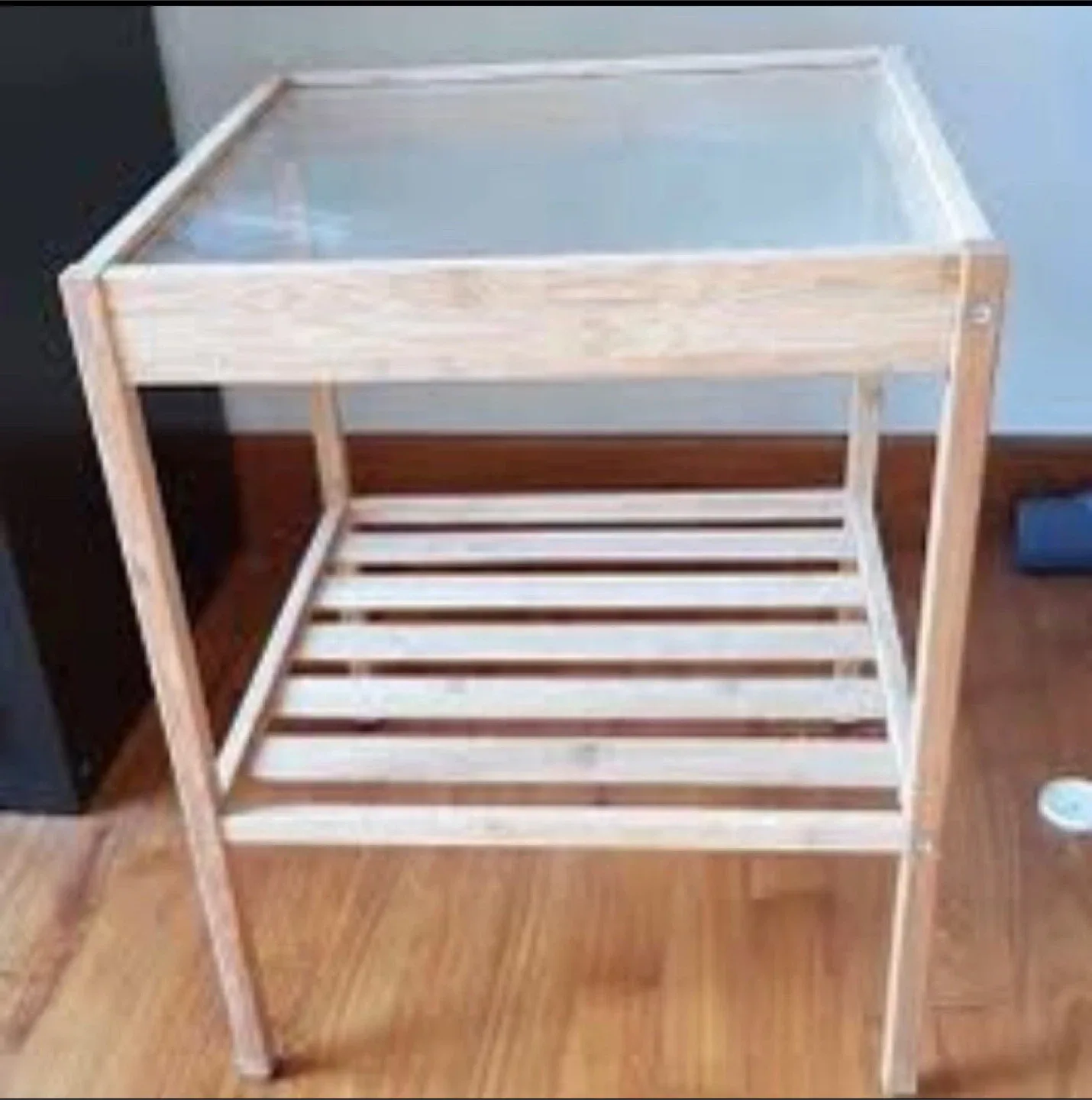 IKEA RÅVAROR Side Table with Glass Top 🥕 image indicator(2)