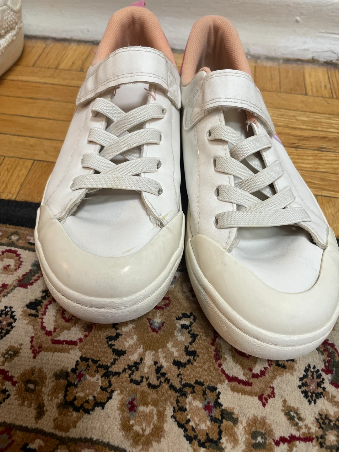 Girls' White Sneakers